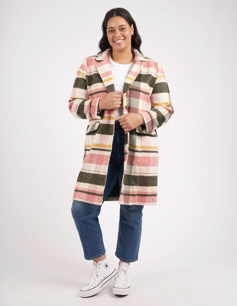 BLANCHE CHECK COAT