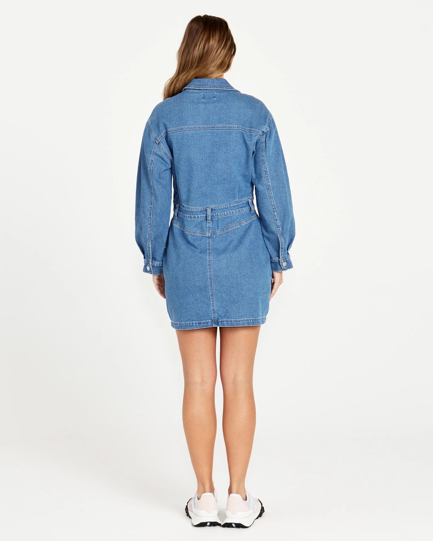 sass denim dress Classic, chic, and made for every season. The Fernanda Halter Denim Dress is your wardrobe's new go-to #FernandaDenimDress #DenimObsessed #WardrobeEssentials #EffortlessStyle