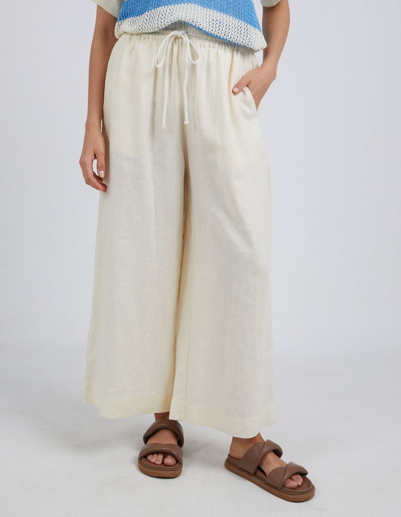 DIONNE WIDE LEG PANT | COCONUT