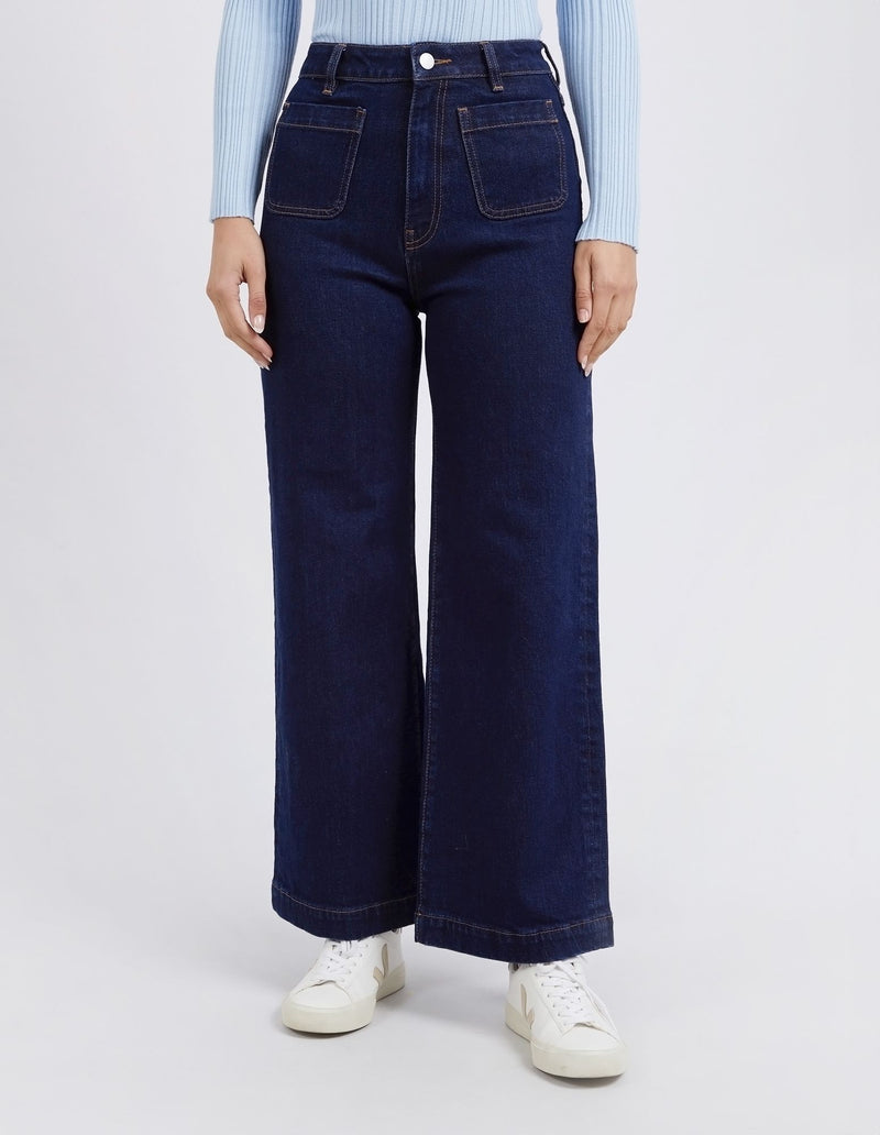 SARAH WIDE LEG JEAN | DARK DENIM