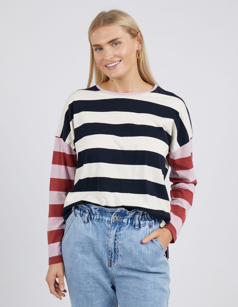 JETTA STRIPE L/S TEE – Boutique on Binney