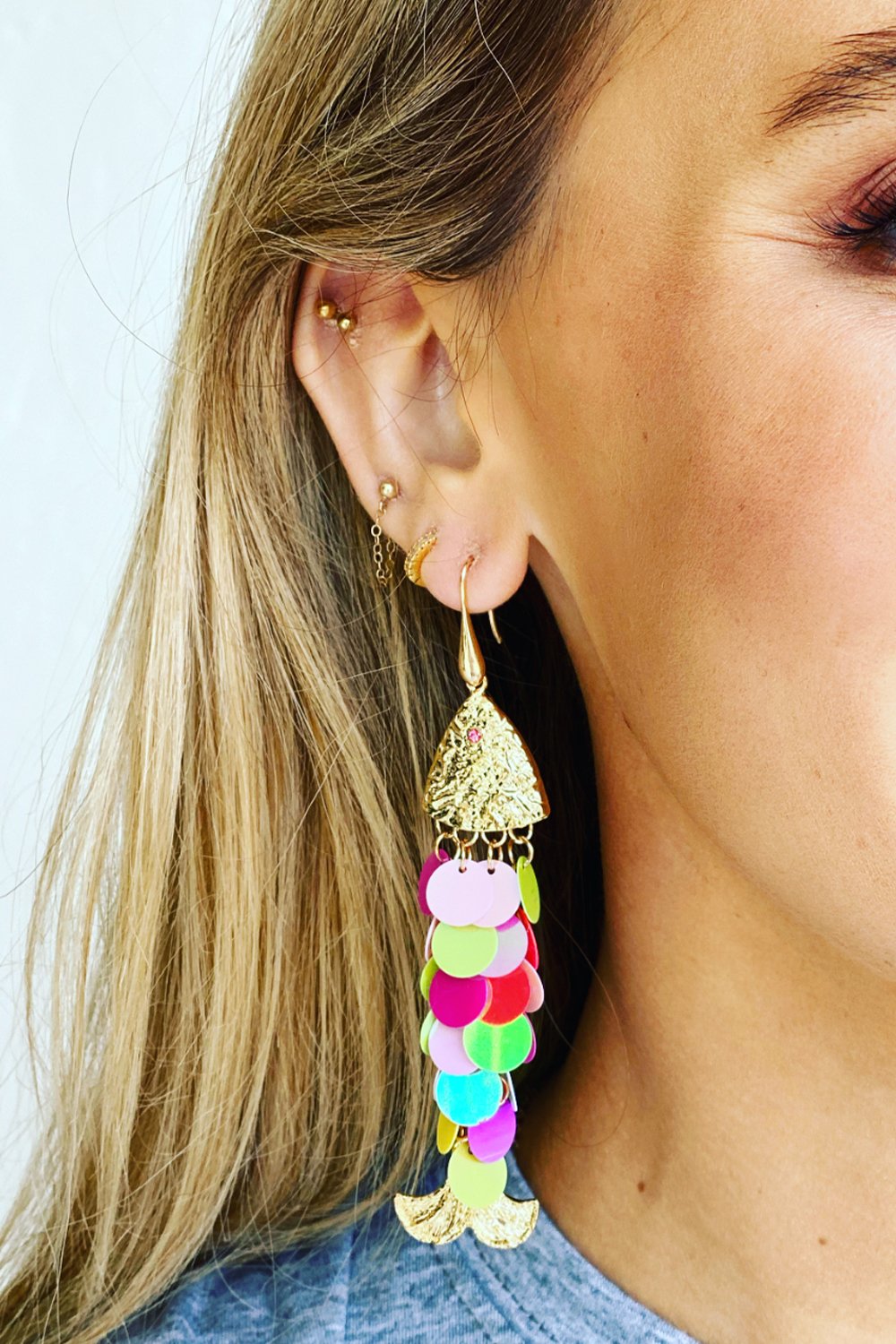 90's figure 8 earrings top